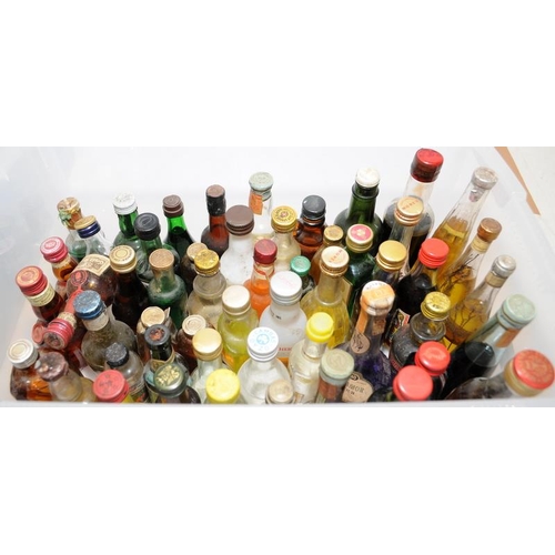 27 - Very large quantity of mostly unopened spirits miniatures.