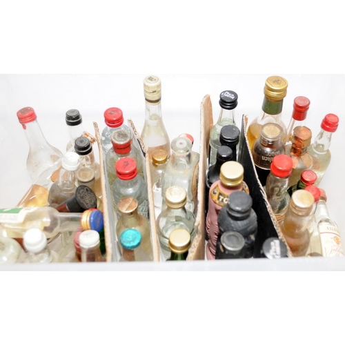 27 - Very large quantity of mostly unopened spirits miniatures.