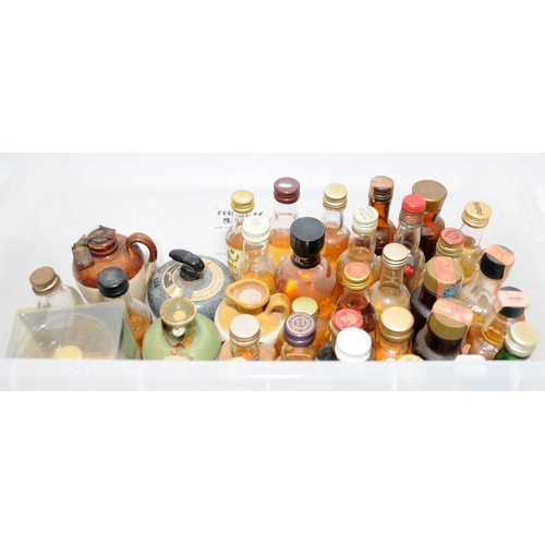 27 - Very large quantity of mostly unopened spirits miniatures.