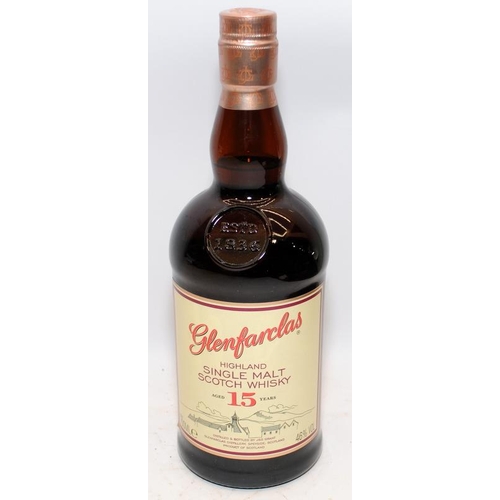 13 - 70cl bottle Glenfarclas 15 years aged Single Malt Whisky