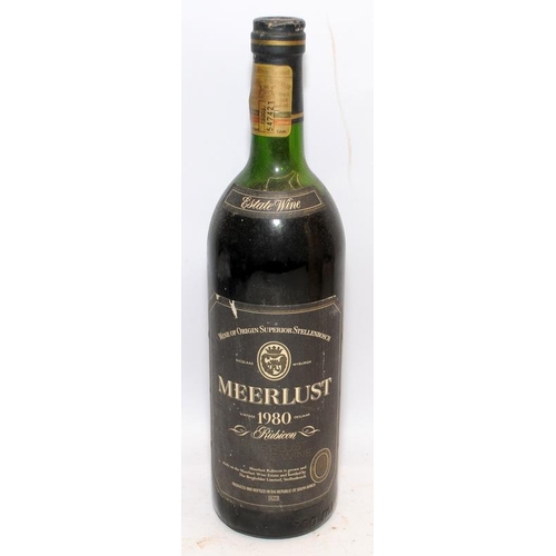 21 - 70cl South Africa Meerlust Rubicon Estate Wine. 1980 vintage