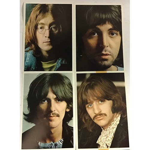 11 - THE BEATLES NUMBERED 'WHITE ALBUM'. No  0145549 early mono pressing with a top loader sleeve which w... 