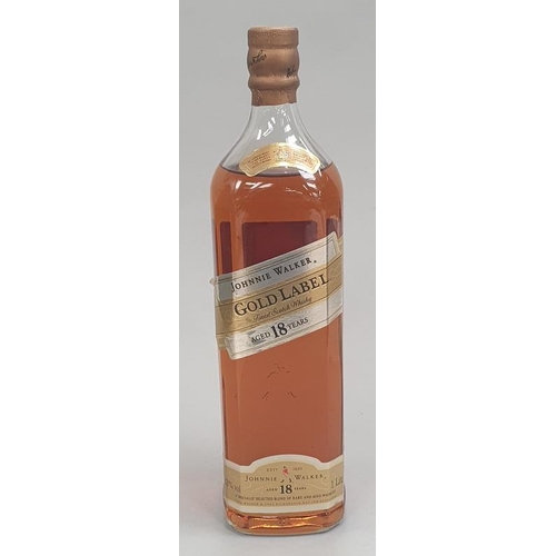 36 - Johnnie Walker Gold Label 18Y Finest Scotch Whisky 1L.