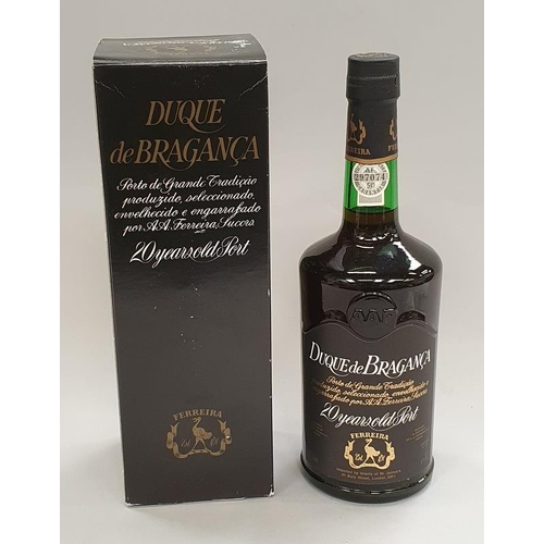 48 - Ferreira Duque de Braganca 20 years old vintage Tawny Port 70cl sealed and boxed.