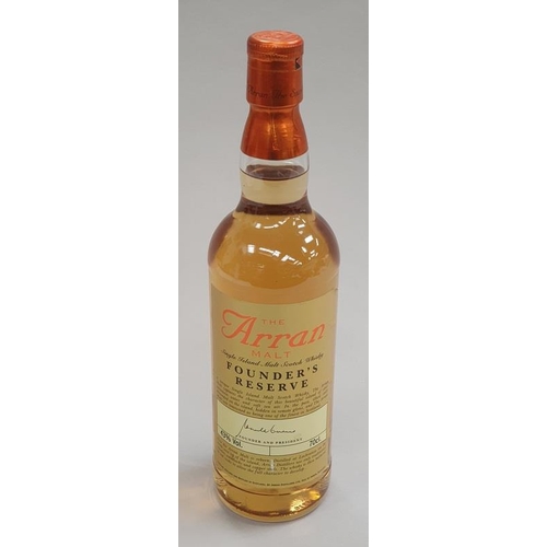 53 - The Arran Malt Founders Reserve single island malt scotch whisky 70cl.