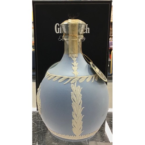 61 - Glenfiddich 21 Year Old Scotch Whisky Wedgwood Decanter. 75cl sealed and boxed.