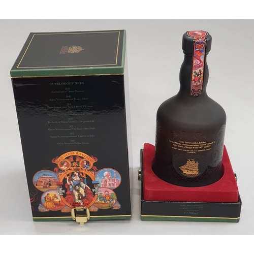 64 - Cutty Sark Our Beloved Queen Victoria 50 Years Reign Golden Jubilee Finest Old Scotch Whisky 70cl bo... 