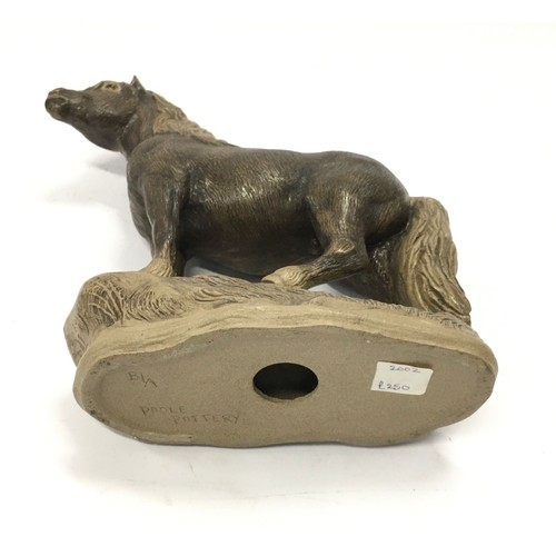 52 - Poole Pottery stoneware Pony modelled adapted by Barbara Linley-Adams 7.5