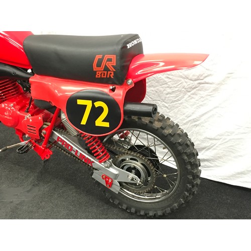 105 - A Honda CR80R trials bike.