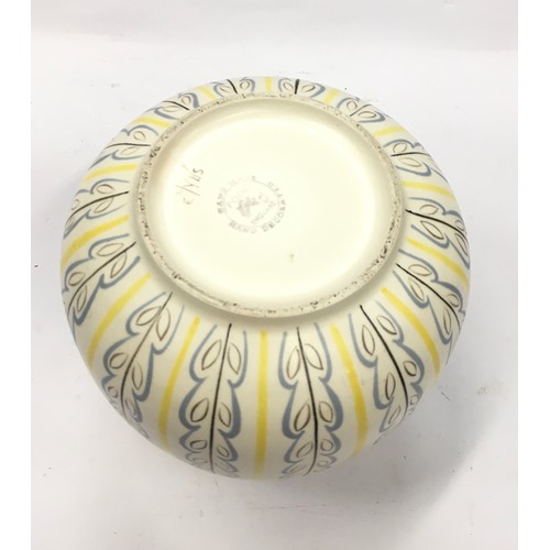 34 - Poole Pottery Freeform shape 687 YHS pattern vase 7