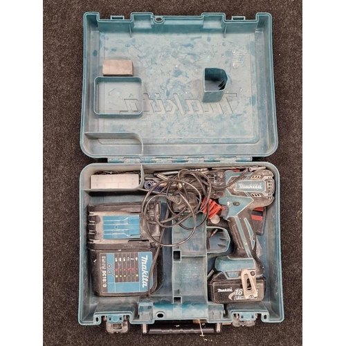 131 - Makita drill and charger in case(61)