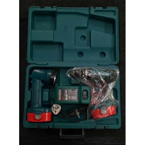 399 - Makita lithium ion drill and torch cased set with charger (H3).