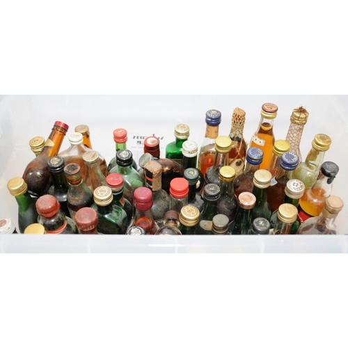 28 - Very large quantity of mostly unopened spirits miniatures