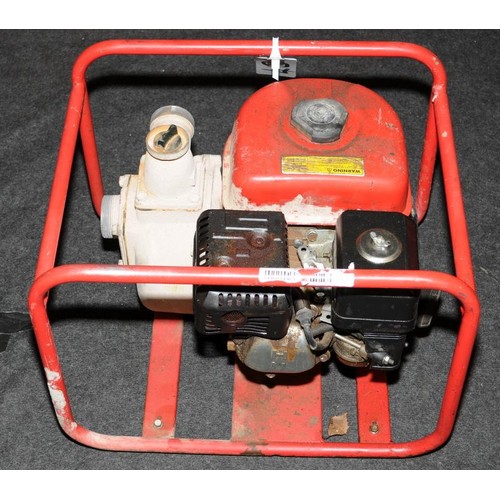 487 - A red Clarke 6.5HP Pump. (43)