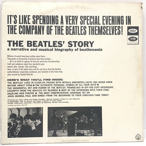 88 - 'THE BEATLES STORY' DOUBLE LP RECORD. Genuine Apple Records STBO 2222 USA release from 1971. Sleeve ... 