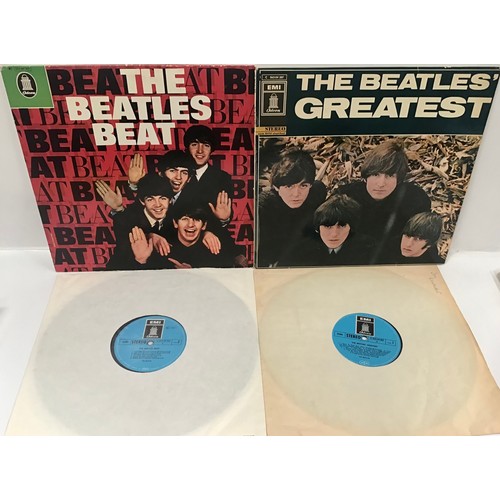 87 - 2 BEATLES GERMAN PRESSED VINYL LP RECORDS. Starting of with 'The Beatles Beat' on Odeon 1C 072-04 36... 