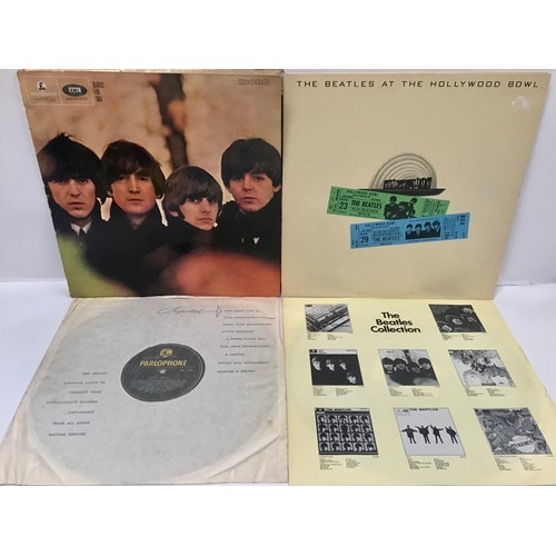 72 - THE BEATLES VINYL LP RECORDS X 2. First we have a Swedish copy of 'The Hollywood Bowl' on Parlophone... 