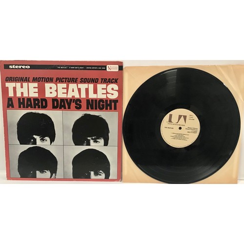 38 - BEATLES LP VINYL RECORD 'A HARD DAYS NIGHT'. A USA copy found here on United Artists UAS 6366 from 1... 