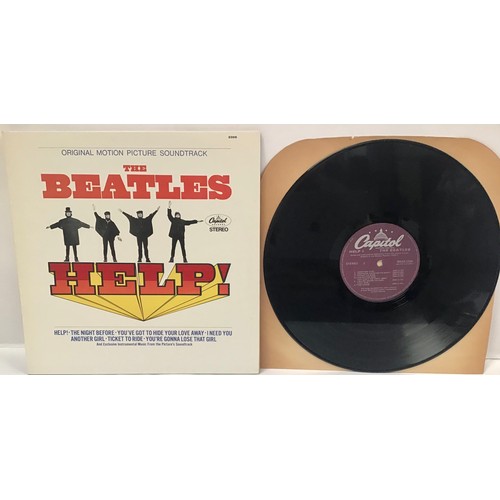 63 - THE BEATLES LP 'HELP!'  US STEREO PRESSING. An Ex condition Vinyl & Gate-fold sleeve on Capitol SMAS... 