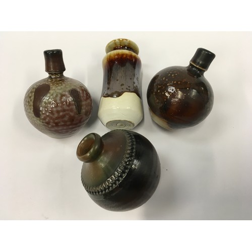 116 - Poole Pottery interest Guy Sydenham miniature vases (4)