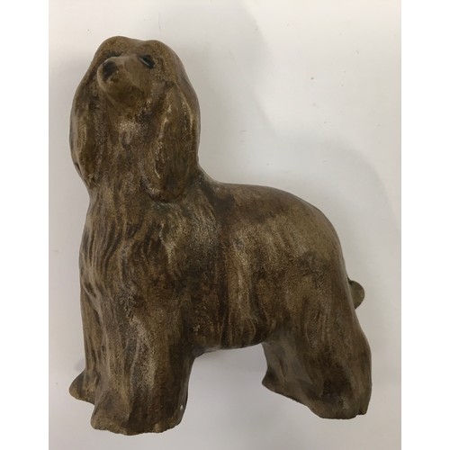 127 - Poole Pottery stoneware Afghan Hound modelled by Bert Baggaley.