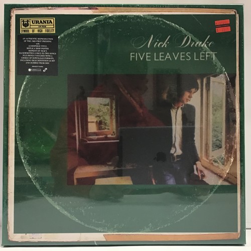 105 - NICK DRAKE ‘FIVE LEAVES LEFT’ LP VINYL BOX SET. Limited edition deluxe box set containing 180g LP wi... 