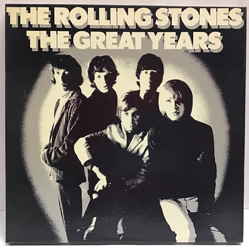 109 - THE ROLLING STONES ‘THE GREAT YEARS’. This is a box set released in 1982 and contains 4 vinyl LP rec... 