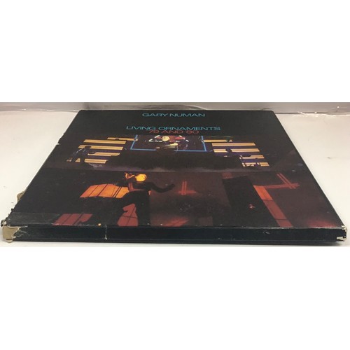 111 - GARY NUMAN ‘LIVING ORNAMENTS’ '79 '80’ LP BOX SET. The box set is on black vinyl by Gary Numan which... 