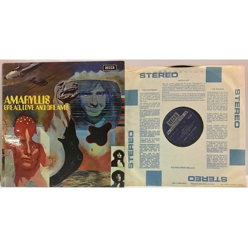 13 - 'BREAD, LOVE AND DREAMS' BY AMARYLLIS.  Original 1971 first pressed vinyl LP on Decca Stereo  SKL 50... 