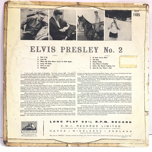 92 - ELVIS PRESLEY 'ROCK N ROLL NO. 2' VINYL LP RECORD. Rare original 1957 HMV label CLP 1105. Vinyl play... 