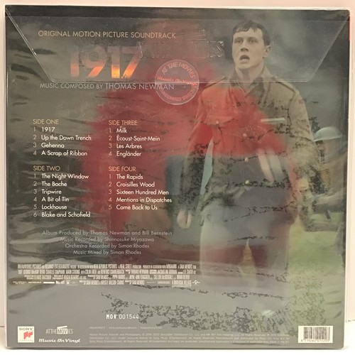 117 - OST '1917' THOMAS NEWMAN SEALED LIMITED EDITION COLOURED VINYL. Extremely Limited 180 gram Edition r... 