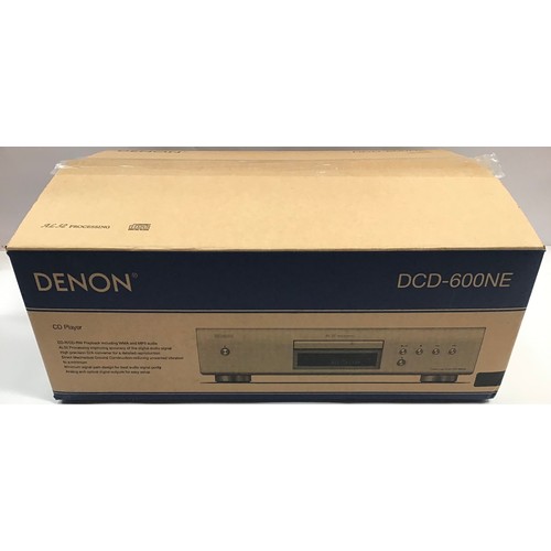 405 - DENON DCD-600NE CD PLAYER. This is a Ex shop display model and comes in it's original box with instr... 