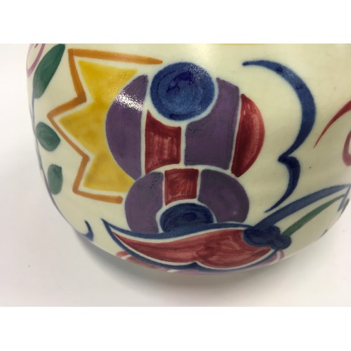 143 - Poole Pottery shape 880 GL pattern vase decorated by Ruth Pavely 4.4