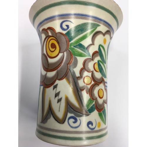 140 - Poole Pottery shape 335 PI pattern vase decorated by Marian Heath 7