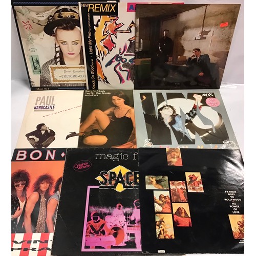 115 - LARGE BOX OF VINYL 12” SINGLES. There are many Acts in this bunch to include - Pet Shop Boys - Divin... 