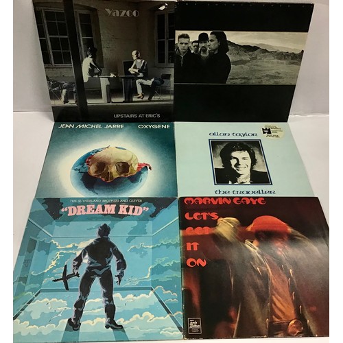 123 - 18 VINYL LP RECORDS. This selection includes artists - Graham Parker - Allan Taylor - Marvin Gaye - ... 