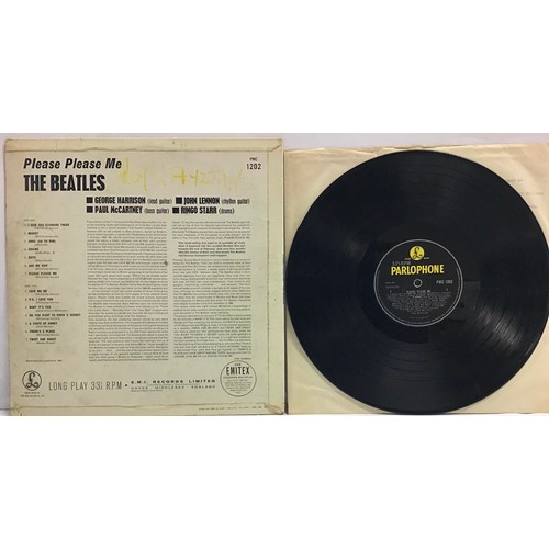 152 - THE BEATLES - PLEASE PLEASE ME ORIGINAL VINYL LP RECORD. Found here on the Parlophone Label PMC 1202... 