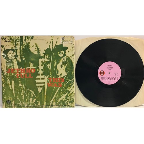 4 - JETHRO TULL - THIS WAS - RARE UK 1ST PRESS VINYL LP.  UK original issue Mono LP Island ILP 985 on ro... 