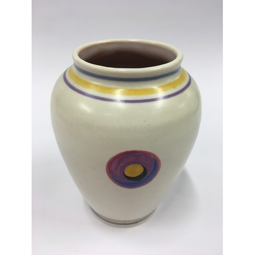 172 - Poole Pottery shape 198 HCL ? pattern vase 5.75