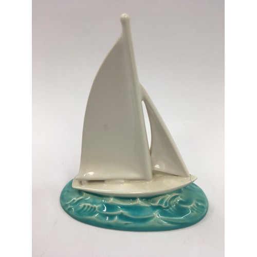 259 - Poole Pottery yacht 6.2