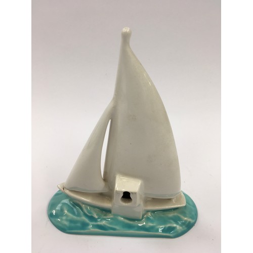 259 - Poole Pottery yacht 6.2