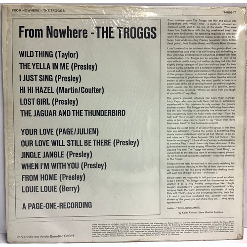 35 - VINYL LP THE TROGGS  'FROM NOWHERE'. This is a German release on Hansa Records 74899 1T. Released in... 