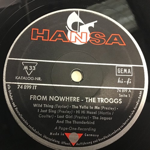 35 - VINYL LP THE TROGGS  'FROM NOWHERE'. This is a German release on Hansa Records 74899 1T. Released in... 