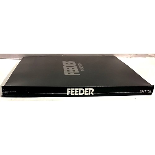 31 - FEEDER 'THE BEST OF' 4 VINYL 2017 RECORD SET. This factory sealed set is from BMG No. BMGCAT100QLP a... 