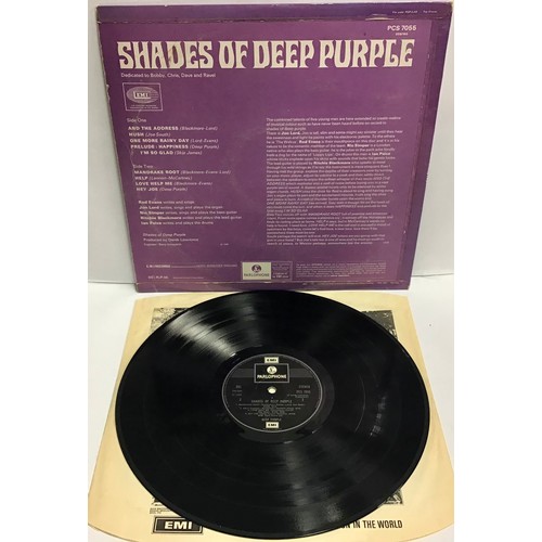 25 - DEEP PURPLE  UK LP 'SHADES OF DEEP PURPLE'. Originally released in 1968 this is an EMI / Parlophone ... 