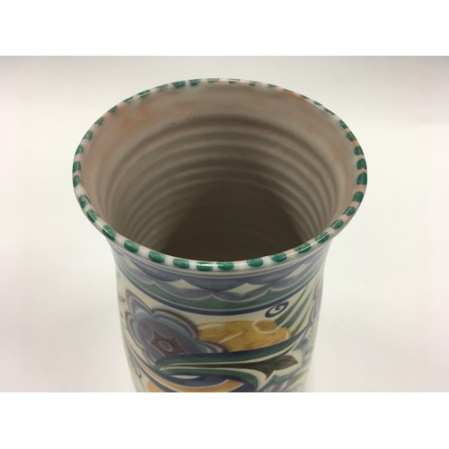 309 - Poole Pottery shape 979 OL pattern vase 8.5