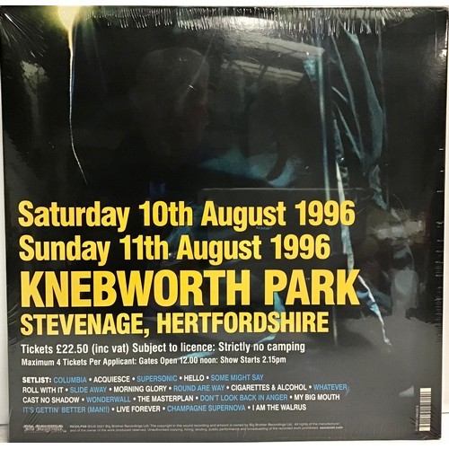 2 - OASIS - KNEBWORTH 1996 - (SEALED - LIVE TRIPLE HEAVYWEIGHT ALBUM). This Triple Heavyweight Vinyl LP ... 