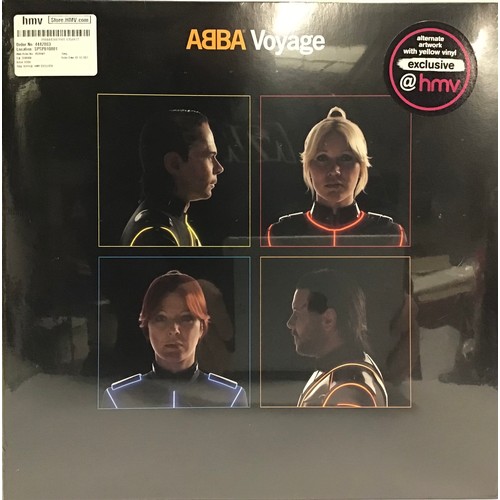 3 - ABBA  'VOYAGE' LIMITED EXCLUSIVE YELLOW VINYL LP. A very nice Yellow Coloured Vinyl Limited Edition ... 