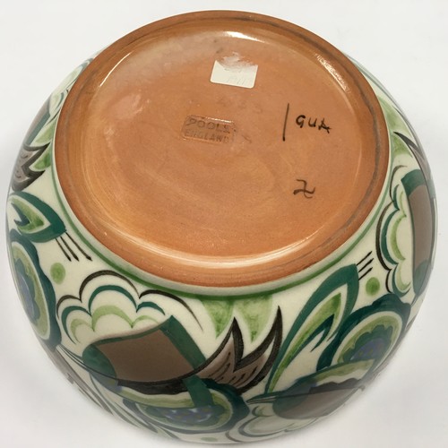 301 - Poole Pottery shape 433 GUA pattern bowl by Ruth Pavely 9