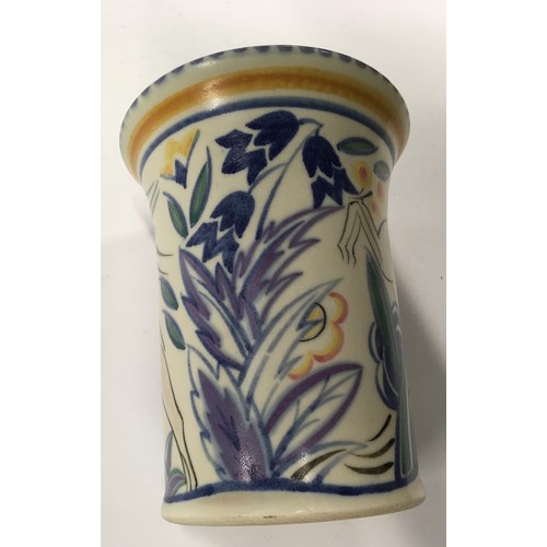 358 - Poole Pottery shape 199 leaping gazelle vase 5.6